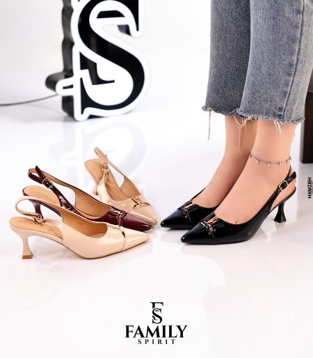 هيلز نسائي Glossy Heels